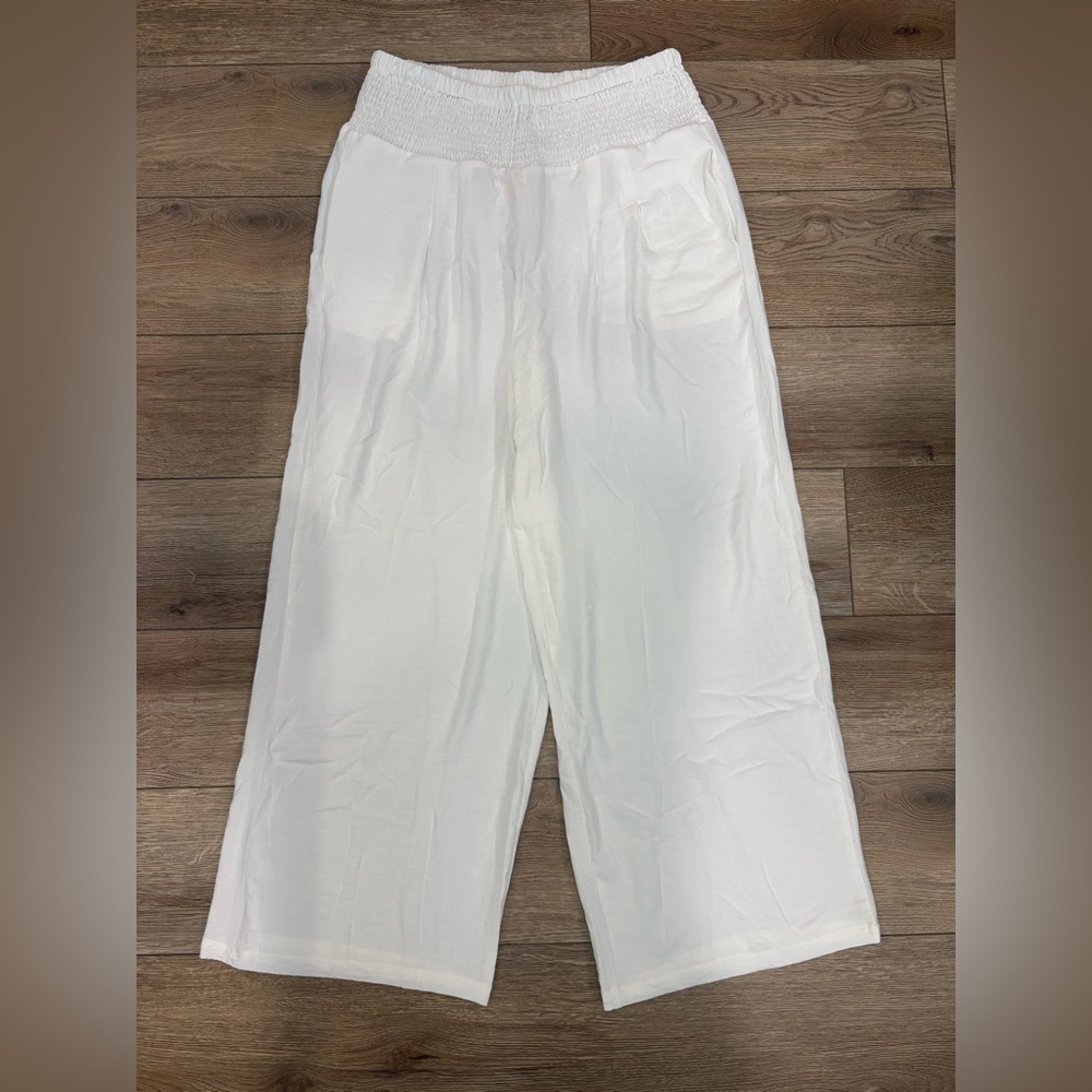 Tasamo White Flare Pants